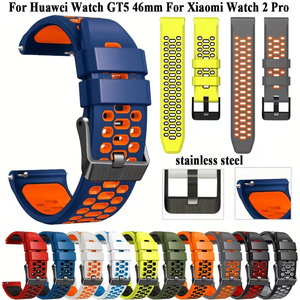 <span class=keywords><strong>Correa</strong></span> de reloj deportiva ajustable, cómoda, informal, de silicona, 22mm, <span class=keywords><strong>correa</strong></span> de repuesto para reloj, hebilla con pasador, multicolor, <span class=keywords><strong>Garmin</strong></span> Forerunner - Product Image 4