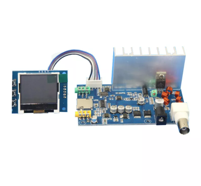 Diy Kits 5W-7W FM Transmitter Radio Station PLL Stereo Digital Frequency KITS + lcd Digital Display SMD