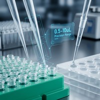 10ul usine en gros personnalisé cône triangulaire Type Micropipette laboratoire consommable filtre universel pointe de Pipette
