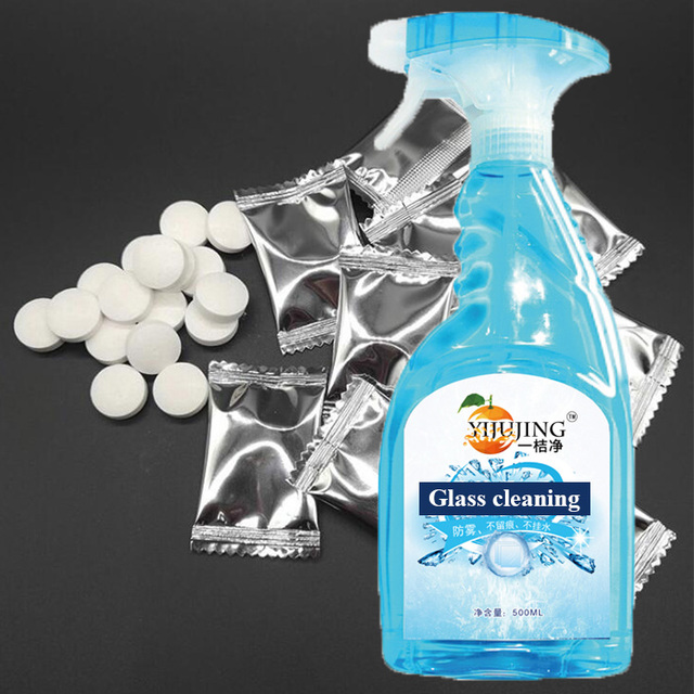 Household Effervescent Tablet Dust Proof Anti-fog Glass Cleaner Pills Glass Cleaning Tablets
