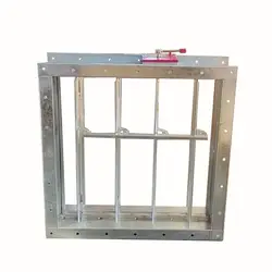 जस्ती स्टील 70 डिग्री Hvac के लिए मोटर चालित मैनुअल धुआं निकास आग स्पंज एयर कंडीशनिंग प्रणाली - Product Image 3