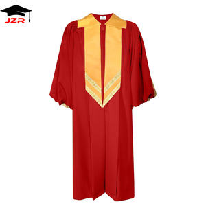 工場供給 カスタム 格安 モダン 教会服 ユニセックス カスタム 聖職者ローブ 卸売 教会カソック - Product Image 1