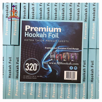 Vente en gros de 320 feuilles de chicha en aluminium de qualité supérieure sans trou, pour accessoires de chicha/chicha/narguilé/bol à fumer perforé