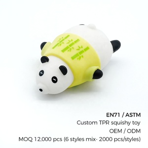 Giocattoli Antistress Morbidi a Lenta Risalita in TPR, Animali Squeezabili e Allungabili, Panda, Orso, Pinguino, Volpe, Cervo, Cane, Giocattoli Morbidi per Alleviare lo Stress - Product Image 1