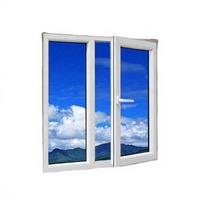 Fenêtres PVC à triple vitrage style moderne, design américain et britannique, verre trempé, persiennes en acier inoxydable, Energy Star