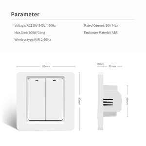 LangYeao WiFi Apple Homekit Smart interruttori a chiave Alexa Google Home Wall Light interruttore a pulsante 1/2/3 Gang con filo neutro - Product Image 3