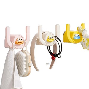 Bathroom Slipper Rack Wall Mounted Adhesive Plastic Storage <b>Holder</b> For <b>Shoes</b> And Slippers Modern Design Durable - Product Image 3