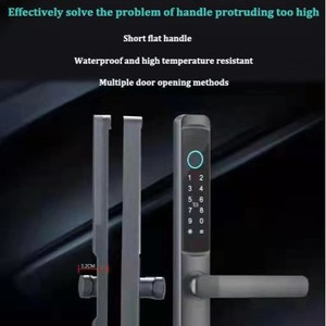 Cerradura Inteligente Qleung S617 con Huella Dactilar, Contraseña, Tarjeta, Resistente al Agua IP65, con Control por Aplicación para Seguridad del Hogar - Product Image 3