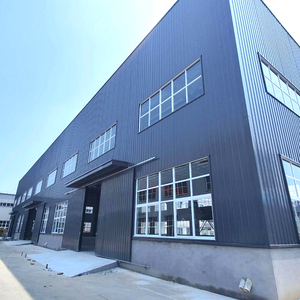 โรงงานโครงสร้างเหล็กสำเร็จรูป H-Beam ทนทานต่อแผ่นดินไหว ได้รับการรับรองมาตรฐาน CE ขายดี เหมาะสำหรับโลจิสติกส์และการจัดเก็บ - Product Image 6