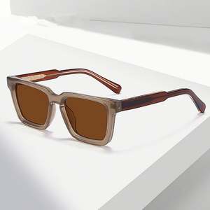 Lunettes de soleil polarisées rétro 2025 personnalisées avec logo, monture CP, UV400, TR90, carrées, pour hommes et femmes, idéales pour la conduite - Product Image 1