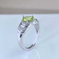 Vente en gros d'usine, bague en argent sterling 925 plaqué rhodium, coupe cœur, différents types de pierres précieuses naturelles, bague en forme de cœur pour femme, cadeau