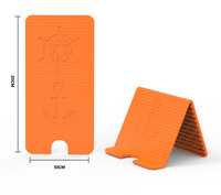 Support de téléphone en silicone DIY, support pliable réglable intégré pour téléphone portable et tablette, support portable