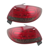 Feu Arrière LED Modifié pour Peugeot 206 207 (04-08), Assemblage avec Feux de Recul, Stop, Clignotants Séquentiels et Deux ou Trois Compartiments