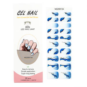Producto de Belleza para Uñas con Gel UV Estilo Francés 2026, Venta al por Mayor, Nuevas Pegatinas de Uñas con Gel UV, Envolturas de Uñas de Gel Semicuradas - Product Image 5