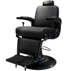 Sillón de Barbería Reclinable para Salón de Belleza, Silla de Barbero Portátil Negra de Metal para Salón de Belleza - Product Image 3