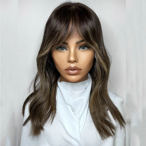 Perruque Lace Front 13*4 Transparente, Cheveux Humains Vierges, Densité 180%, Longue Longueur, Couleur Noire, Ondulation Naturelle - Product Image 5