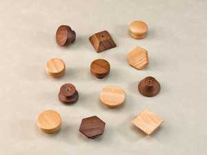 Wooden Door Knobs Elegant Natural Wood Cabinet Knobs for Furniture Hardware <b>Kitchen</b> <b>Storage</b> <b>Units</b> Wardrobes and Luxury Interiors - Product Image 5