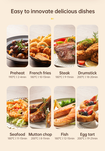 Freidora de Aire Eléctrica Geming de 7L, Fabricación China, Control Táctil Digital, Cocina Rápida sin Aceite para Uso Doméstico - Product Image 4