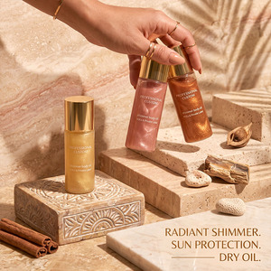 MLM Custom Organic Waterproof Non-toxic Vegan Eco-Friendly Strong Flavor Highlighter Body Spray Liquid Bronzer Long Lasting Body - Product Image 1