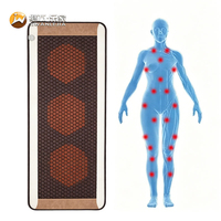 Matelas de massage thermique en pierre de tourmaline Jiwan Lejia pour zone de récupération sportive (vente en gros)