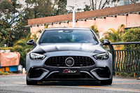 Kit de carrosserie de pare-chocs de voiture CLY pour mercedes-benz classe C W205 mise à niveau W206 C63 AMG Kits de carrosserie avec diffuseur de grille de pare-chocs avant arrière