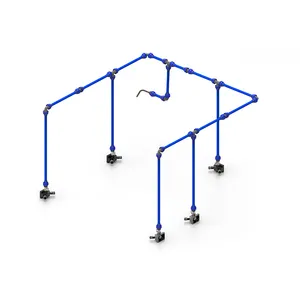 Trở Lại 1.5 Inch 235 Ft Fastpipe Thạc Sĩ Kit Nhôm Khí Nén Ống Nhôm Ống Bộ Dụng Cụ Cho Khí Nén - Product Image 1