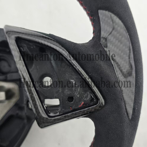 Volante de Fibra de Carbono y Cuero Perforado para Chevrolet Camaro, Nuevo Producto al por Mayor - Product Image 2