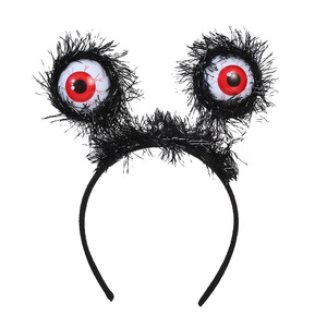 Halloween Spooky Eyeball Headband <b>Spider</b> Shape Black <b>Plastic</b> Party Costume Prop Decoration For Kids - Product Image 5