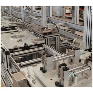 Toshine Stainless Steel/ Nylon/PVC Belt Double Speed Adjustable Conveyor Assembly Line for Pallets-Customizable Dimensions - Product Image 5