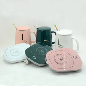 Hot Bán Xách Tay 15 Wát USB Thông Minh Nhiệt Độ Không Đổi 55 Độ New Auto Coffee Mug Ấm Cup Cho Nhà Văn Phòng