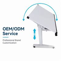 Bureau de travail moderne en métal durable avec plateau relevable, cadre pneumatique, hauteur réglable, pour bureau à domicile, hôtel, immeuble de bureaux