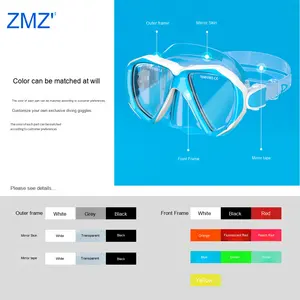 Zmz צלילה mc208 גבוהה-high-high-high-definition אנטי ערפל עמיד למים משקפיים אף - Product Image 4