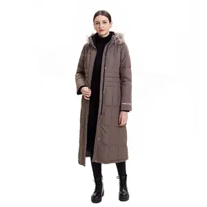 Winter Women Warm Ladies Long Hooded Parka Outwear Overcoat Down Jacket Coat