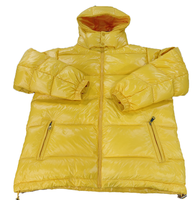 Doudoune Hiver Homme TN Design Nouveauté avec Logo Personnalisé, Brillant Uni, Grande Taille et Chaude, Doudoune Décontractée Oversize