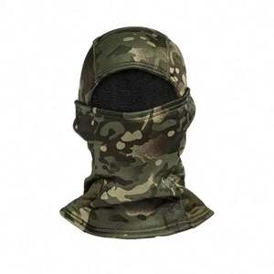 I-0091 Cagoule intégrale doublée polaire, camouflage, pour la chasse, le motocross, le cyclisme, la pêche et l'usage quotidien, sous-casque - Product Image 5