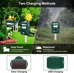 Ahuyentador de Gatos y Ratones con Energía Solar, Resistente a la Lluvia, Venta Caliente de Fábrica - Product Image 3