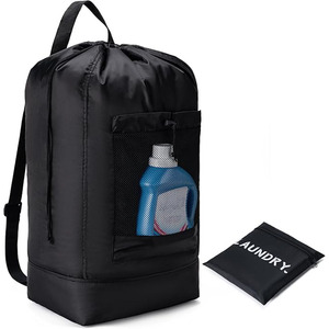 <b>Mesh</b> Pockets and Shoulder Straps with <b>Laundry</b> <b>Bag</b> - Product Image 1