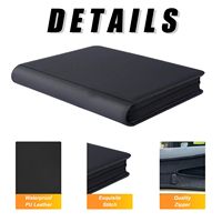 Reliure pour cartes à chargement par le haut, 9 pochettes, chargement latéral à 360°, couverture en PP/PU, imperméable, durable, écologique, 3 x 4 pouces, pour cartes de sport à collectionner