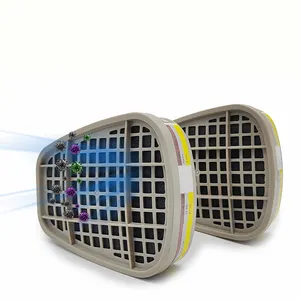 Yihu 6057cn Groothandel Industriële Chemische Respiratoire Bescherming Deeltjesfilterpatroon Voor Gasmasker