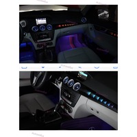 Für Mercedes-Benz W204 RGB Ambientebeleuchtungs-Set Sternenhimmel-Armaturenbrett LED-Lüftungsöffnungs- und Türkonturbeleuchtung 7 18 23 Licht-Version