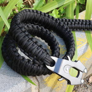 Nuevo Producto <span class=keywords><strong>2026</strong></span> 2025 2024, <span class=keywords><strong>Collar</strong></span> y Correa para Perro Reflectantes Cosidos a Mano, Juego de Cuerda Trenzada de Paracord Resistente para Exteriores con Diseño de Animales - Product Image 6