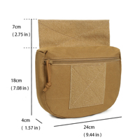 Sac d'accessoires tactique personnalisé en Velcro, sac de rangement universel à suspendre sur la poitrine, sac abdominal, multifonctionnel pour les sports de plein air, vente en gros