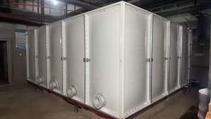 100000 ליטר מרובע אחסון מים חיתוך גדול מיכל מיכל פיברגלס מלבני מגר מלבני עבור מכונות טיפול במים - Product Image 6