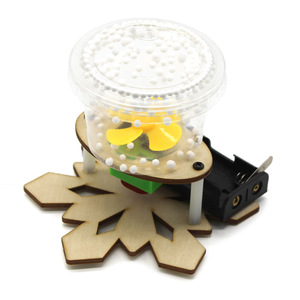 Kit de Ciencia de Copos de Nieve de Madera, Juguete Educativo para Niños de 7 a 9 Años, Juego de Experimentos STEM con Batería - Product Image 1