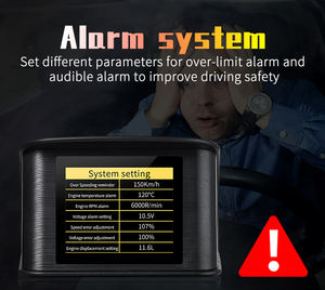 เครื่องวัดความเร็วแบบดิจิตอล <span class=keywords><strong>OBD2</strong></span> รุ่นใหม่ <span class=keywords><strong>P10</strong></span> Head up Display สำหรับรถยนต์ พร้อมฟังก์ชันวินิจฉัยปัญหา - Product Image 4