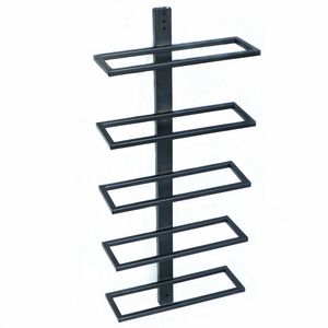 Estante moderno para vino montado en la pared de 9 botellas, toallero colgante de Metal para el hogar, oficina, dormitorio, sala de estar y baño - Product Image 4