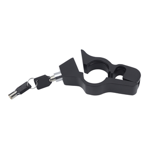 Verrou de poignée de moto, antivol robuste pour casque et frein, sécurise le vélo, le scooter, la cyclomoteur, le VTT (noir) - Product Image 3