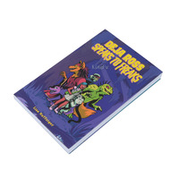 Livre de poche personnalisé bande dessinée lecture livre de manga meilleure qualité papier d'art couverture souple pour la lecture
