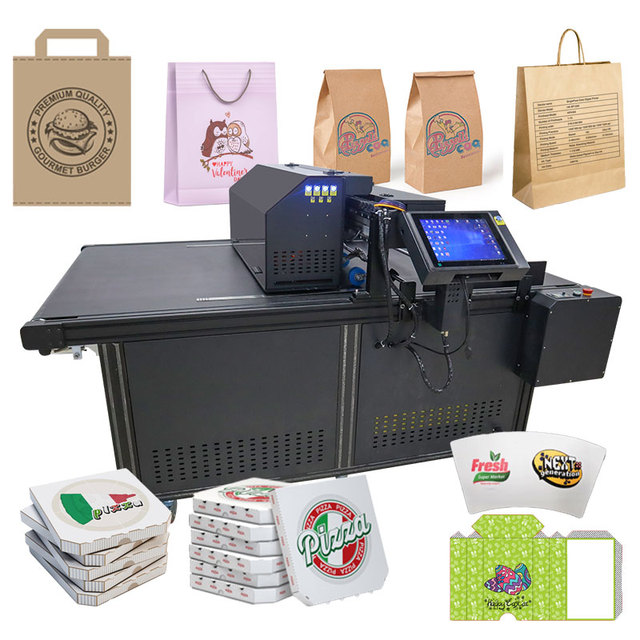 One Pass Printer Paper Cup Fan Carton Printer Digital Package Single Pass Printer for Packing