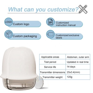 ระบบวิเคราะห์ระดับน้ำตาลในเลือดแบบเรียลไทม์ <span class=keywords><strong>CGM</strong></span> ชุดเซ็นเซอร์ตรวจวัดระดับน้ำตาลอย่างต่อเนื่อง - Product Image 4